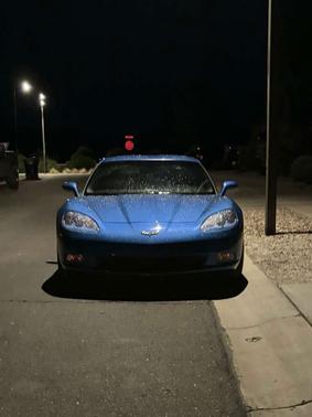 Blue 2009 Chevrolet Corvette Base