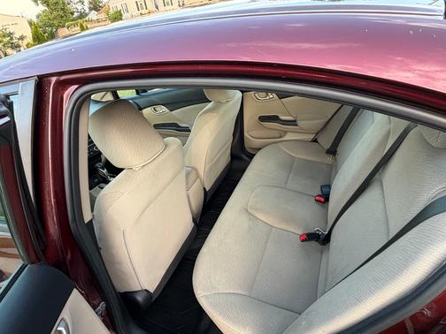 Red 2013 Honda Civic LX
