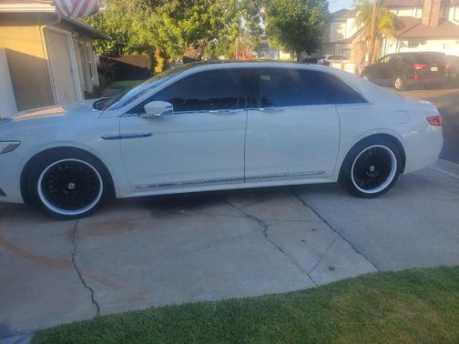 White 2020 Lincoln Continental Black Label