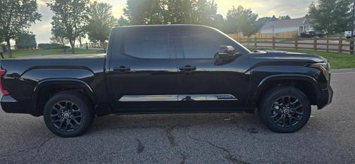 Black 2023 Toyota Tundra Hybrid Platinum