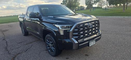 Black 2023 Toyota Tundra Hybrid Platinum