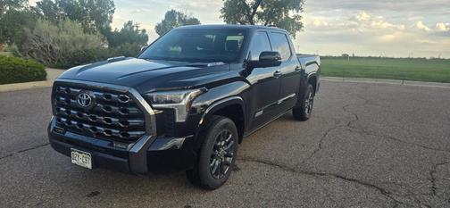Black 2023 Toyota Tundra Hybrid Platinum