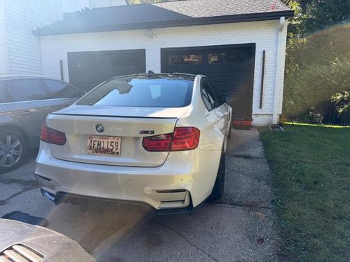 White 2015 BMW M3 Base
