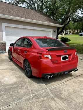 Red 2015 Subaru WRX Limited
