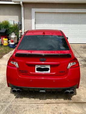 Red 2015 Subaru WRX Limited