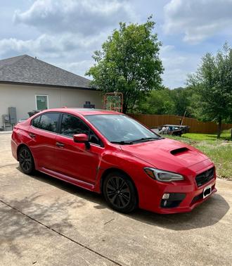 Red 2015 Subaru WRX Limited