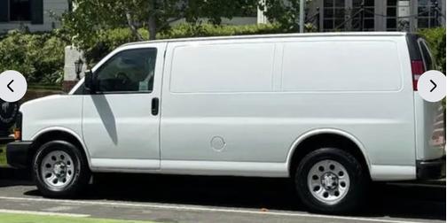 White 2014 Chevrolet Express 1500 Work Van