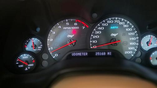 Red 2003 Chevrolet Corvette Base