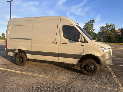 Gray 2023 Mercedes-Benz Sprinter 3500XD Standard Roof