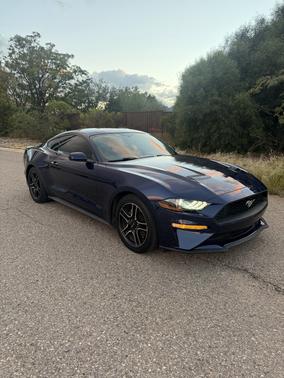 Blue 2019 Ford Mustang EcoBoost