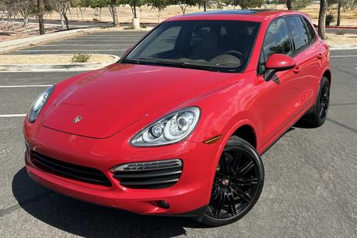Red 2014 Porsche Cayenne Cayenne S