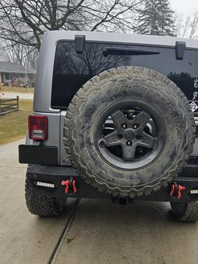 Silver 2014 Jeep Wrangler Unlimited Rubicon