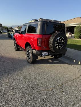 Red 2021 Ford Bronco Outer Banks