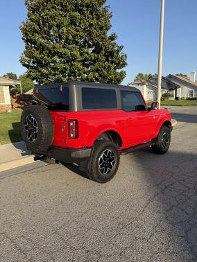 Red 2021 Ford Bronco Outer Banks