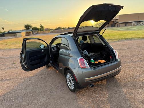 Gray 2012 FIAT 500 Lounge