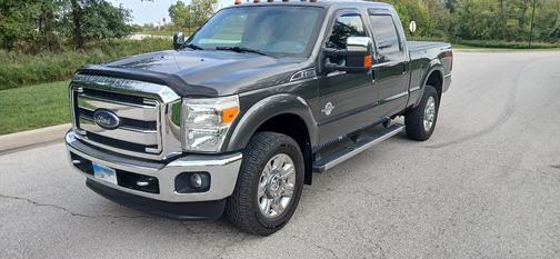 Gray 2015 Ford F-350 Lariat