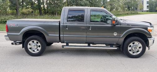 Gray 2015 Ford F-350 Lariat