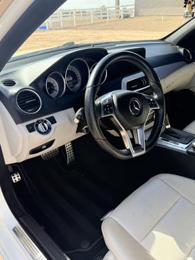 White 2014 Mercedes-Benz C-Class C 250 Sport