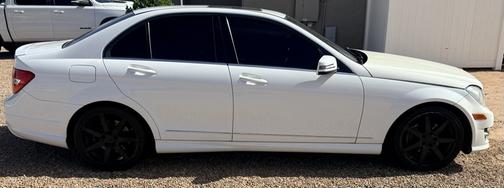 White 2014 Mercedes-Benz C-Class C 250 Sport