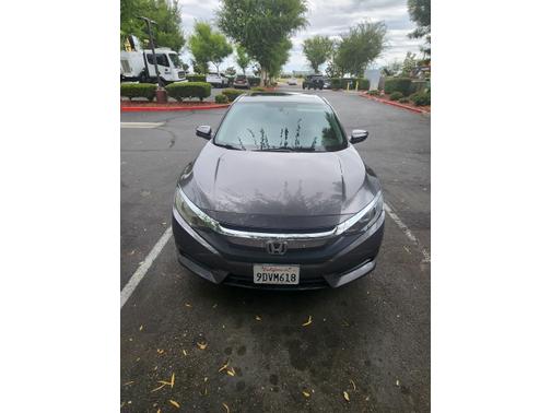 Black 2017 Honda Civic EX