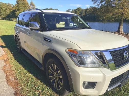 White 2019 Nissan Armada SL