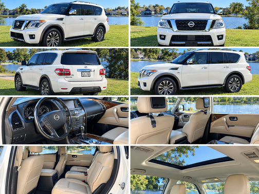 White 2019 Nissan Armada SL