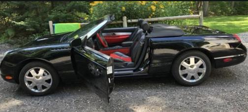 Black 2002 Ford Thunderbird Deluxe