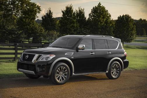 Black 2018 Nissan Armada Platinum