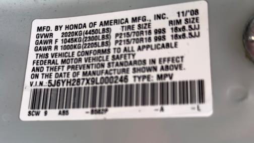 2009 Honda Element EX