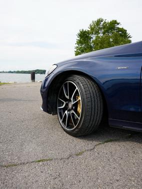 Blue 2016 Mercedes-Benz C-Class C 450 AMG 4MATIC