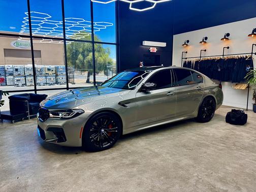 Gray 2021 BMW M5 Base