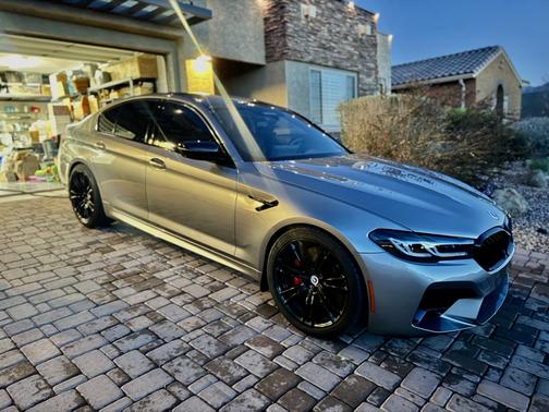 Gray 2021 BMW M5 Base