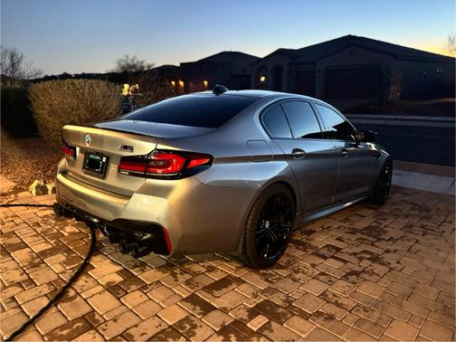 Gray 2021 BMW M5 Base