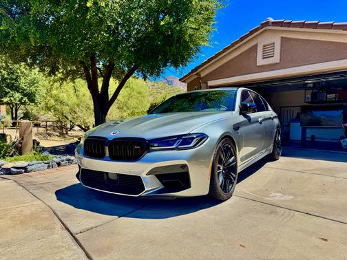 Gray 2021 BMW M5 Base