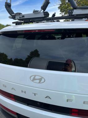 White 2025 Hyundai SANTA FE HEV Limited