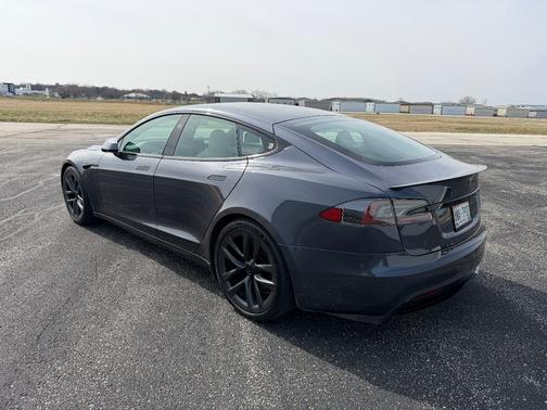 Gray 2021 Tesla Model S Plaid