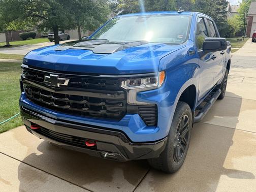 Blue 2024 Chevrolet Silverado 1500 LT Trail Boss