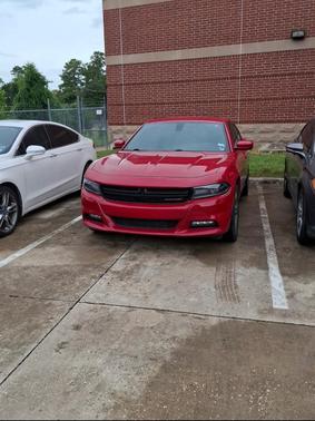 Red 2015 Dodge Charger SXT