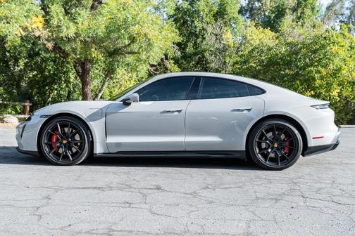 Gray 2022 Porsche Taycan Taycan GTS