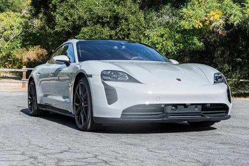 Gray 2022 Porsche Taycan Taycan GTS