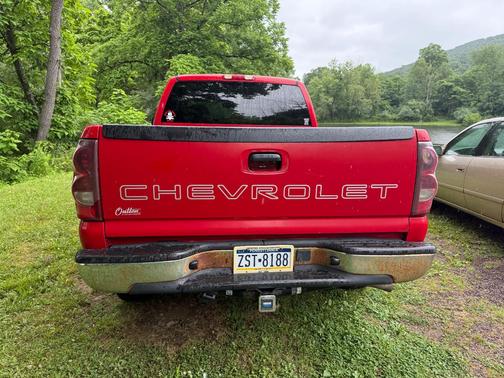 Red 2003 Chevrolet Silverado 1500 Extended Cab