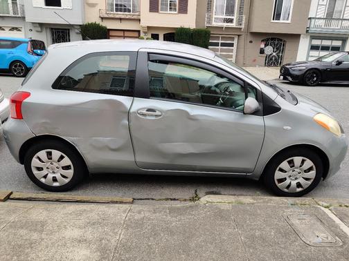 Blue 2008 Toyota Yaris Base