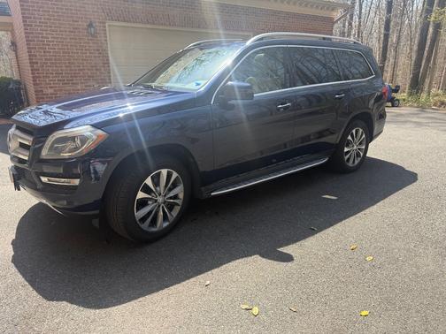 Blue 2016 Mercedes-Benz GL-Class GL 450 4MATIC