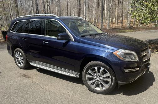 Blue 2016 Mercedes-Benz GL-Class GL 450 4MATIC