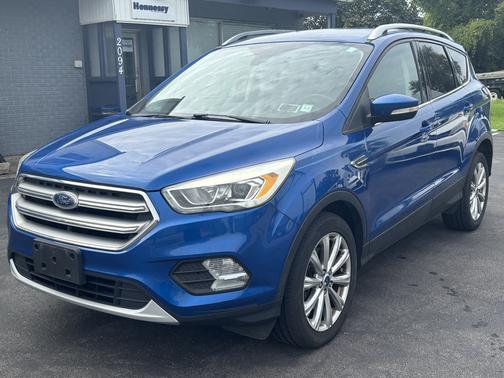 Blue 2017 Ford Escape Titanium