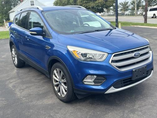 Blue 2017 Ford Escape Titanium