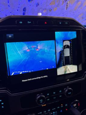 Blue 2022 Ford F-350 Platinum