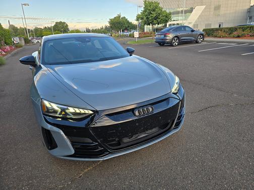 Gray 2022 Audi e-tron GT Prestige