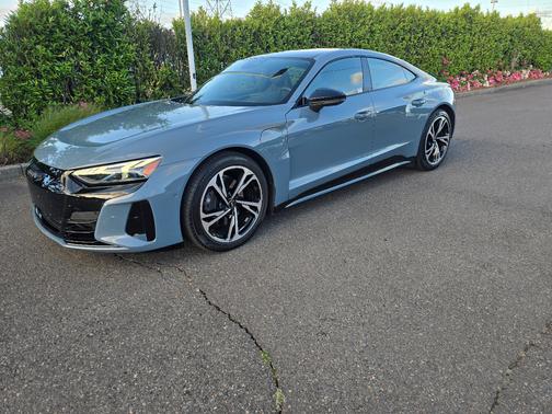 Gray 2022 Audi e-tron GT Prestige