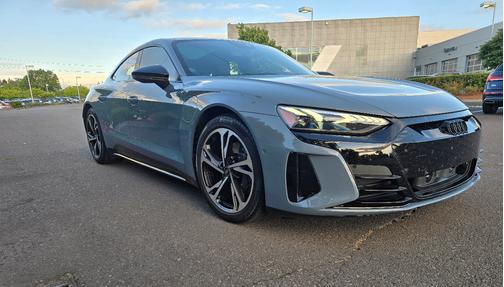 Gray 2022 Audi e-tron GT Prestige